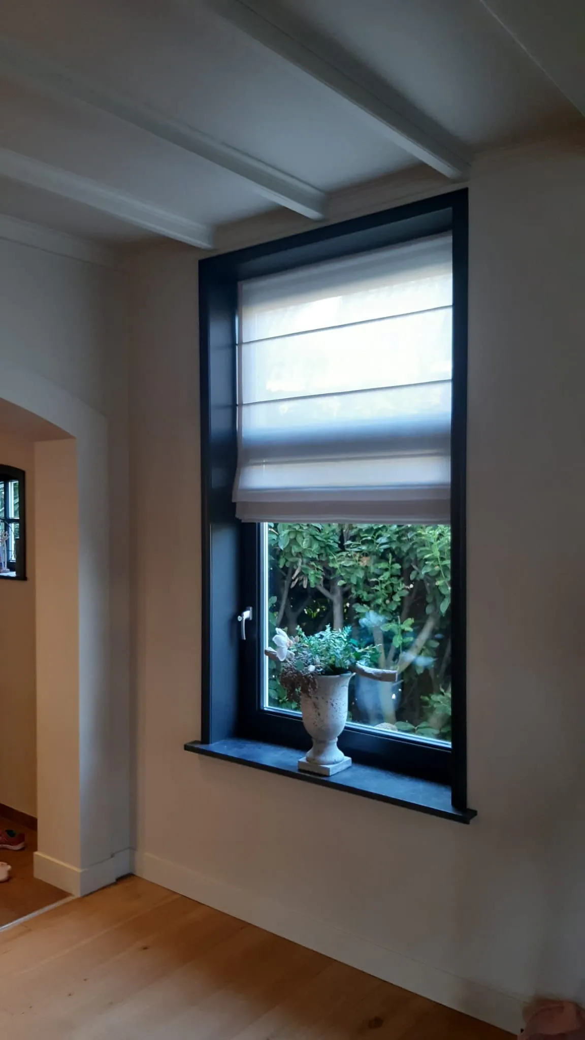 Vouwgordijnen woonkamer